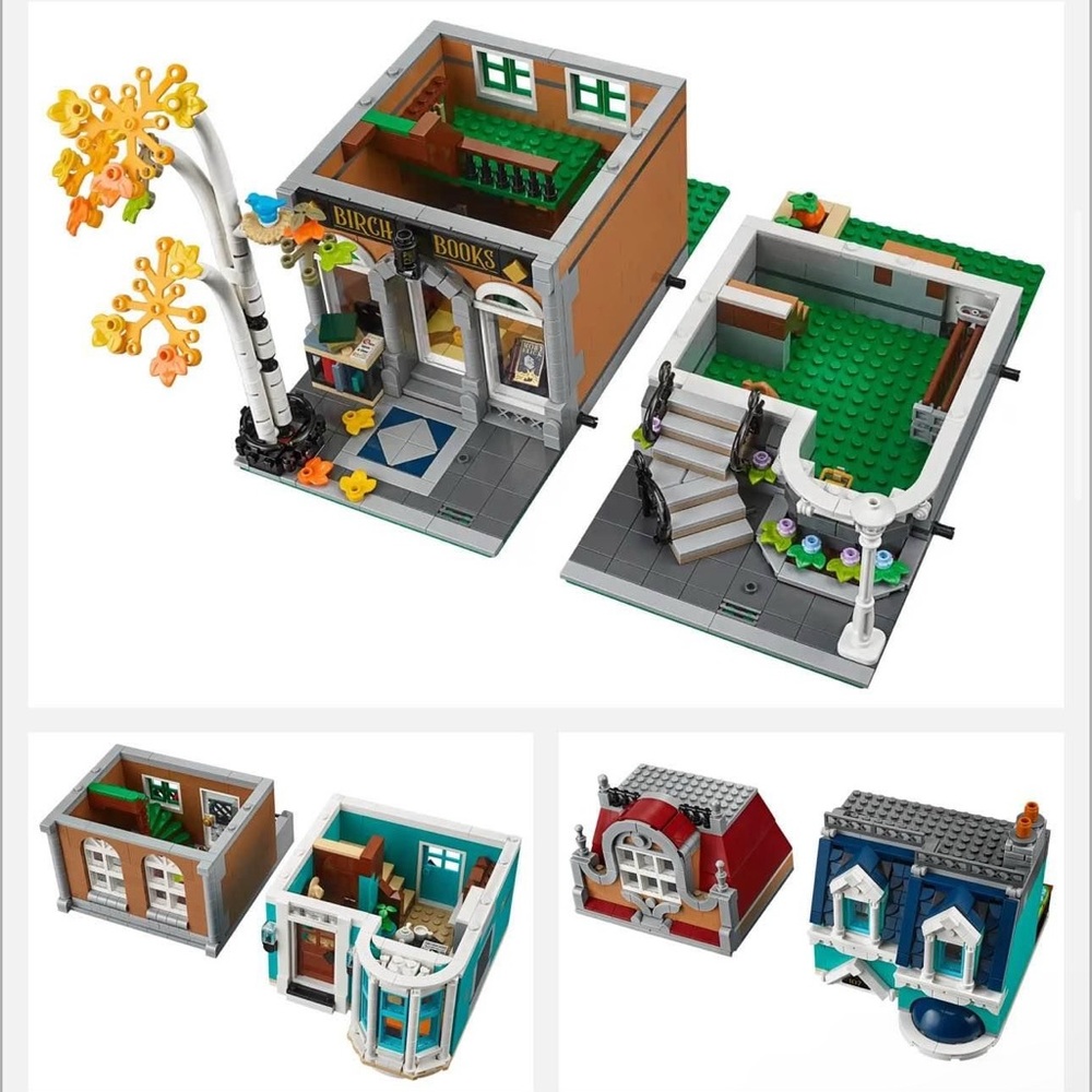 Modular Book Shop City Store Style Building brick set Lego Compatible ONLY NIB - Picture 4 of 6